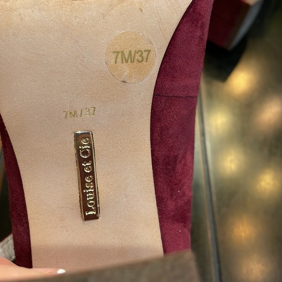 Louise et Cie Heels in Burgundy - Picture 7 of 10